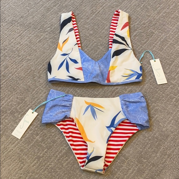 Seea Other - Wmns Seea Milos Bikini Top & Bottom, size medium